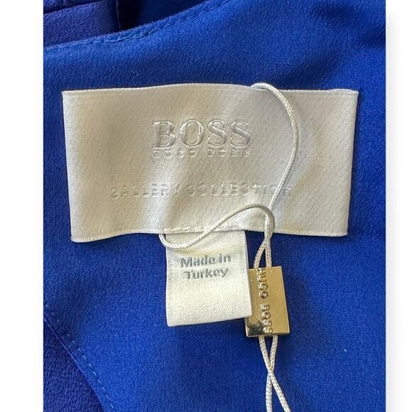 Hugo Boss Blue Dacosa GC Maxi Dress, Size 42 EU, Cobalt Blue, NWT - Picture 13 of 16